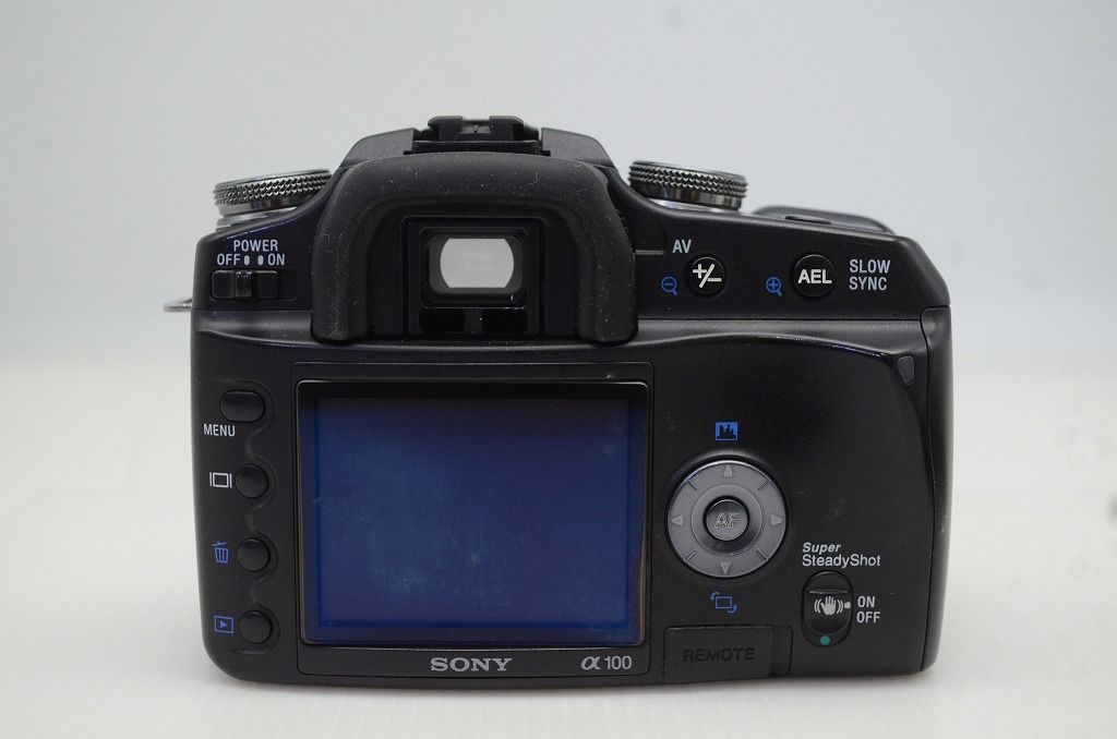 Sony α100 DSLR-A100 ボディ 一眼レフカメラ 希少 ｜H996 中古】SONY ソニー α100 DSLR-A100 ズームレンズキット ブラック