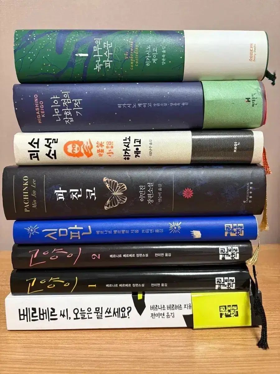 中古本 文学 8巻 セット (東野圭吾、ベルナール・ヴェルベールなど