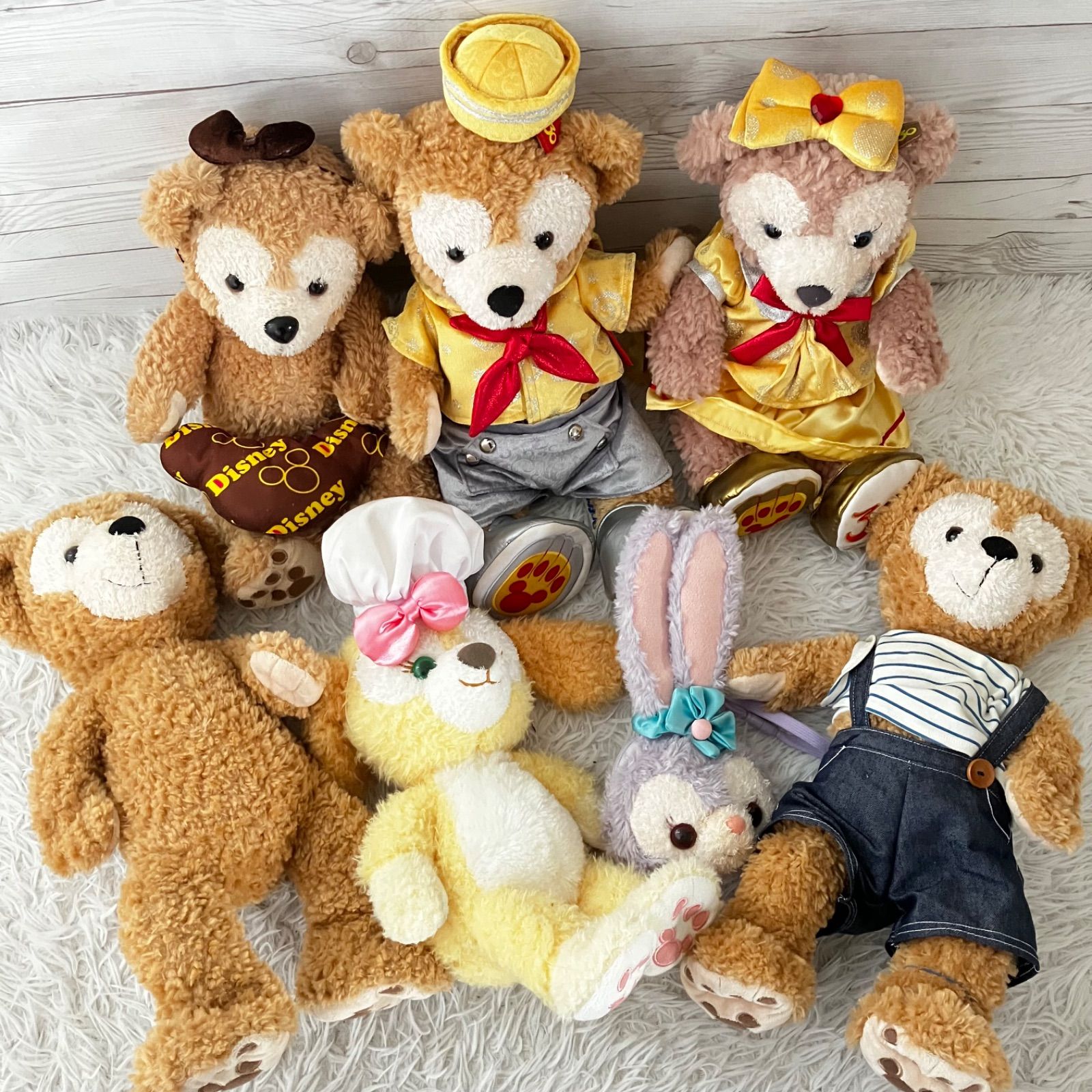 ダッフィー、シェリーメイ、ステラルー7点セット ダッフィー、シェリーメイ、ステラルー7点セット ダッフィー、シェリー