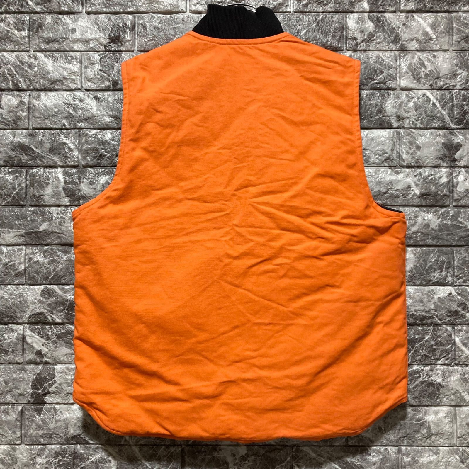 CARHARTT ダックベスト L オレンジ カーハート DUCK VEST - メルカリ