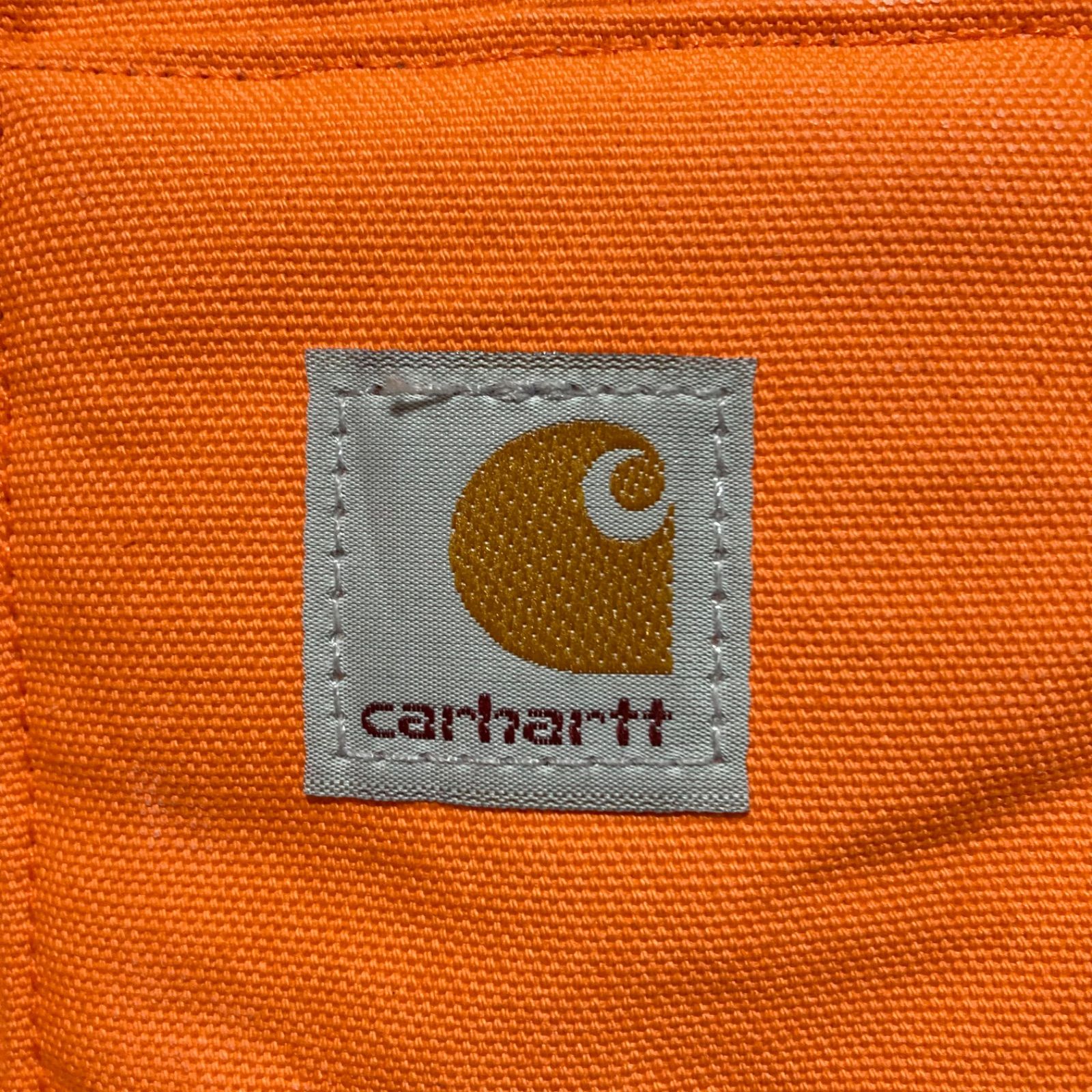 CARHARTT ダックベスト L オレンジ カーハート DUCK VEST - メルカリ