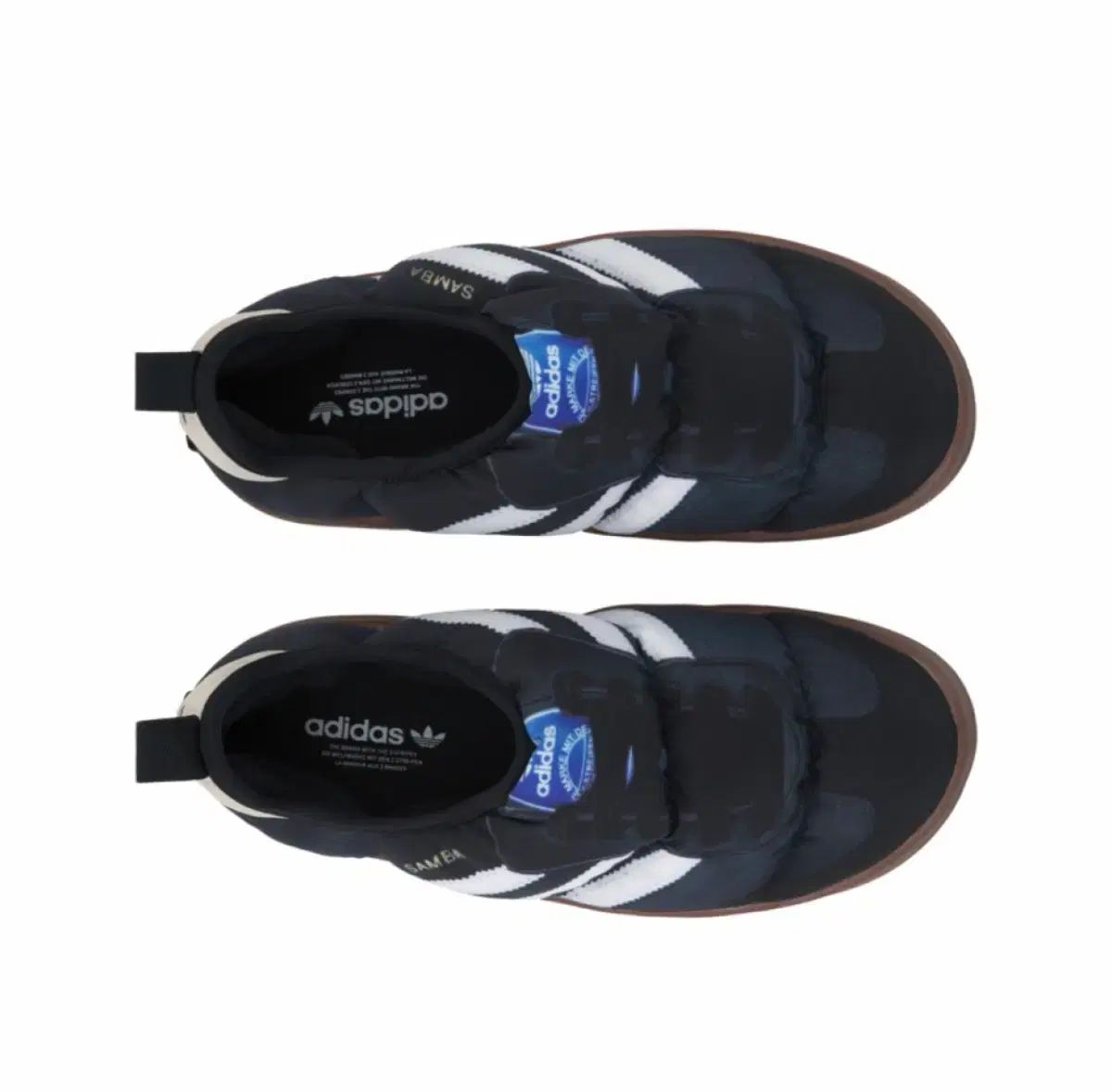  アディダス パフィレッタ サンバ コア ブラック フラットシューズ バレエシューズ パンプス