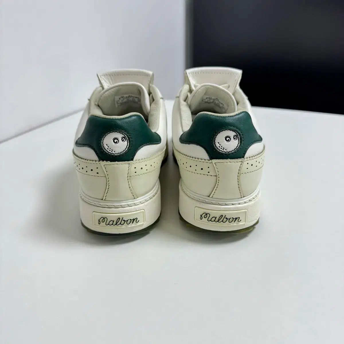 マルボンゴルフ ゴルフシューズ コス 260 WHITE GREEN CR シューズ(男性用) ゴルフ スポーツ