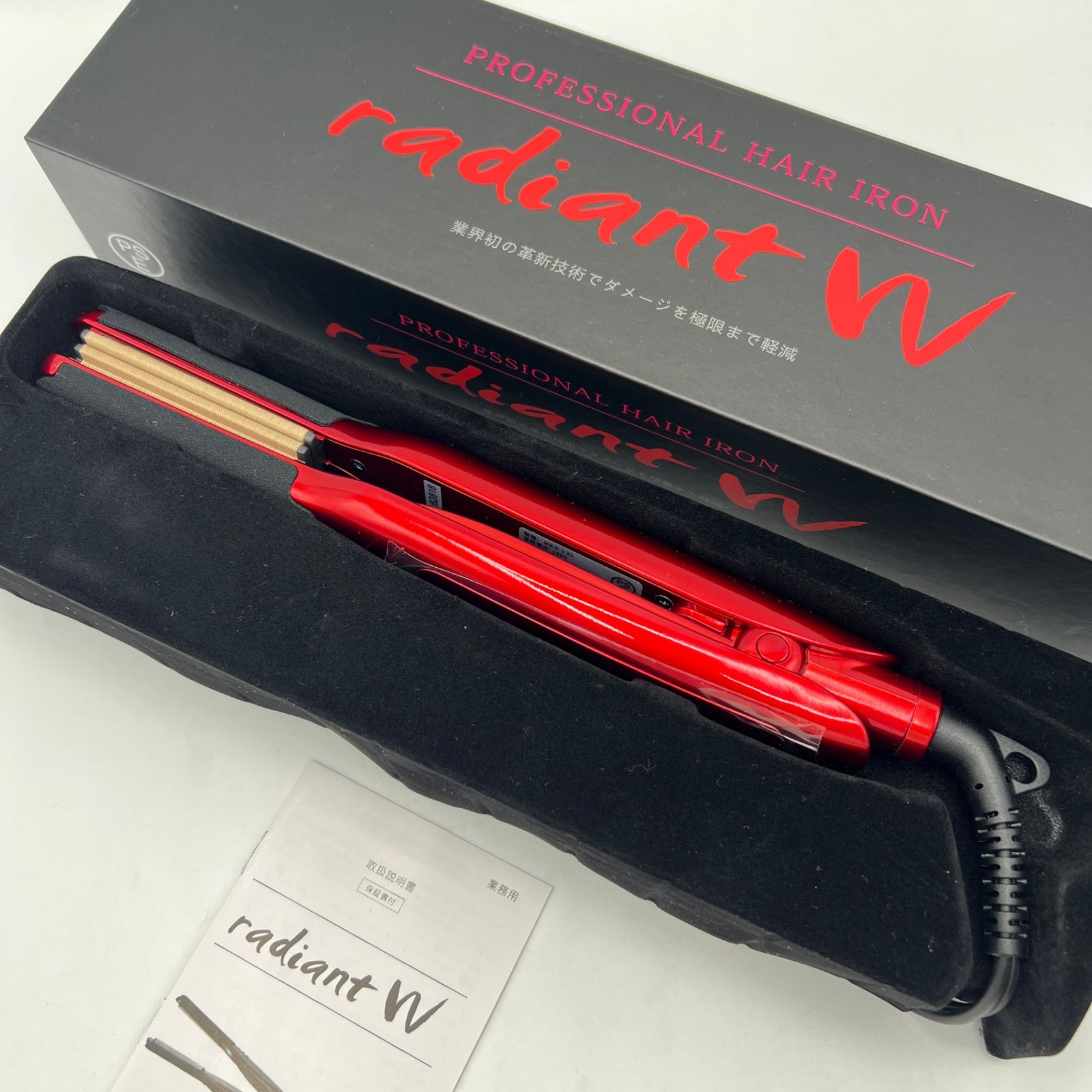 B next radiant W MKR-131 シルクプロアイロン ラディアント ヘアアイロン 本体