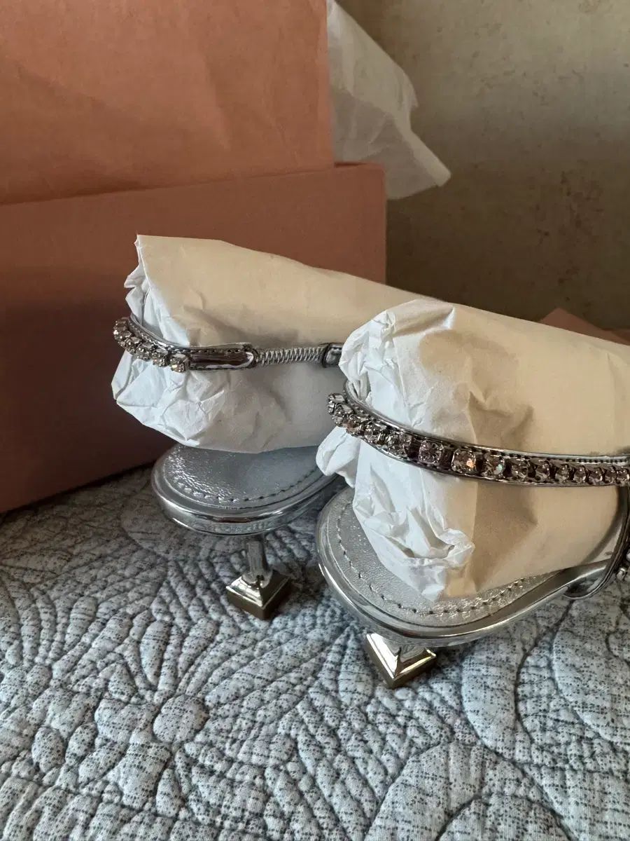  ミュウミュウ クリスタル サンダル サンダル サンダル ミュール