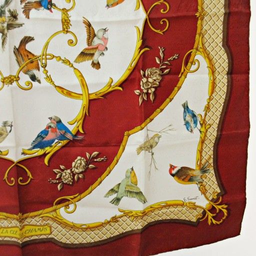 エルメス HERMES 美品 カレ90 LA CLE des CHAPS 自由の天地への鍵