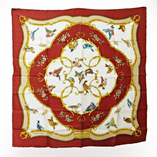 エルメス HERMES 美品 カレ90 LA CLE des CHAPS 自由の天地への鍵