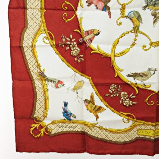 エルメス HERMES 美品 カレ90 LA CLE des CHAPS 自由の天地への鍵