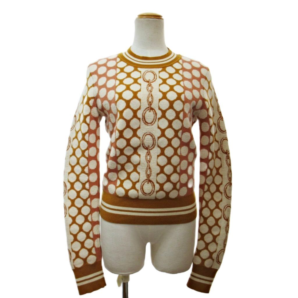 エルメス HERMES d'ancre and d'ancre 長袖 ニット セーター