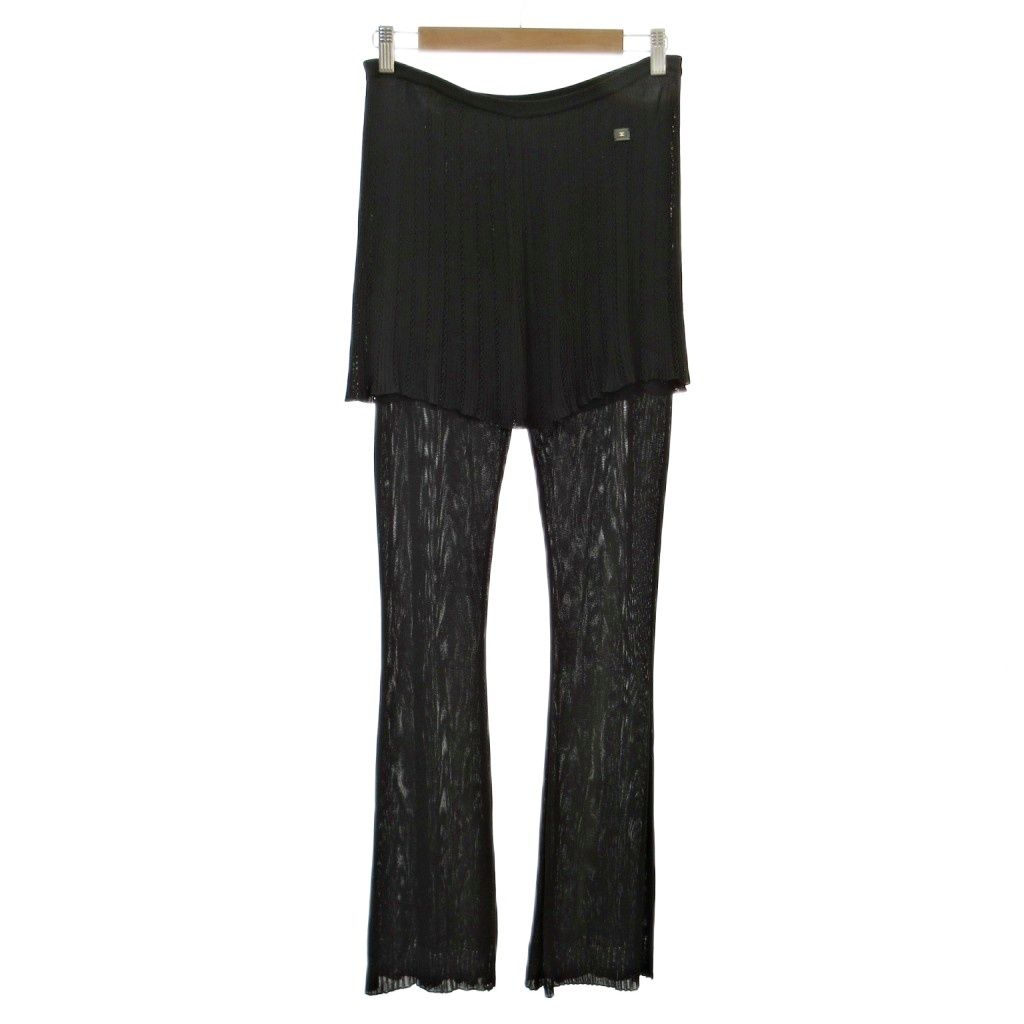 シャネル CHANEL 02P ココマークプレート スカートパンツ スラックス