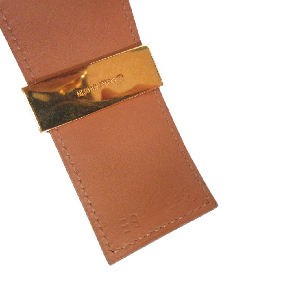 エルメス HERMES コリエドシアン メドール ベルト ◯N刻印 レッド エルメス HERMES メドール コリエドシアン ベルト レザー ゴールド金具