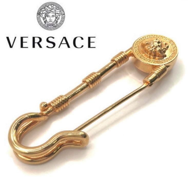 VERSACE ヴェルサーチ ブローチ メドゥーサ