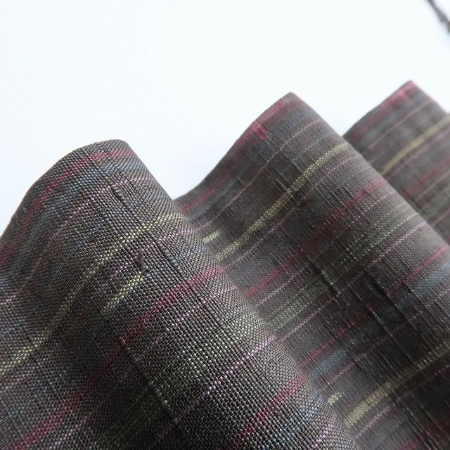 百華 Y 4153 正絹 紬地 ロング丈 道中着