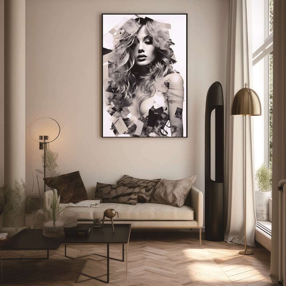 B4サイズ（約25x36cm）】【lh-poster-1995】【フレーム付き】ガールズ