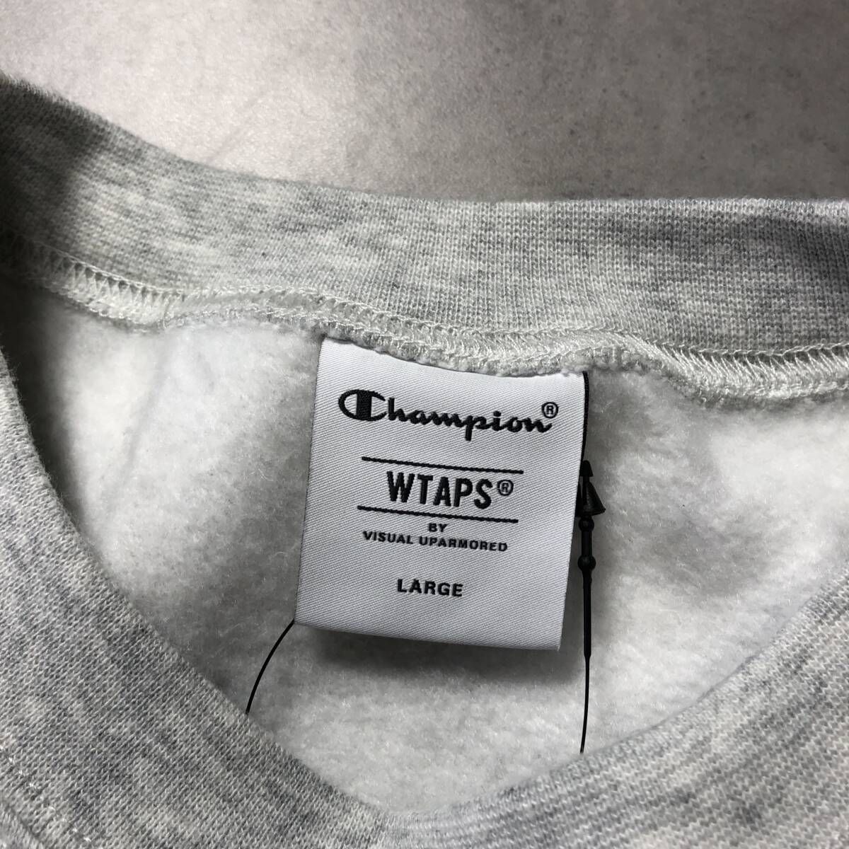 GQ4254◇WTAPS / Champion : 24aw ACADEMY CREW NECK ◇L◇グレー系