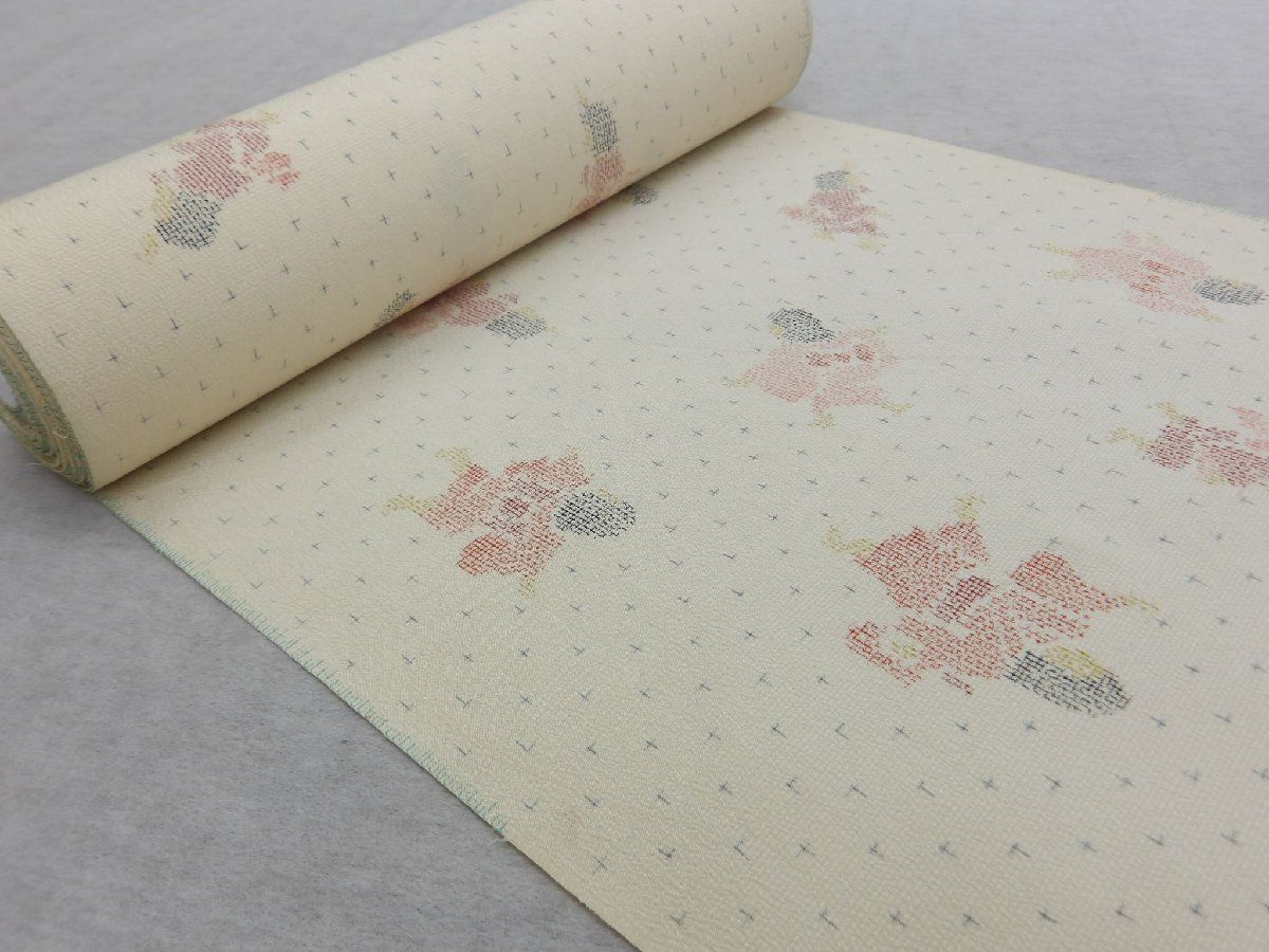 P 41170 塩沢お召 反物 t