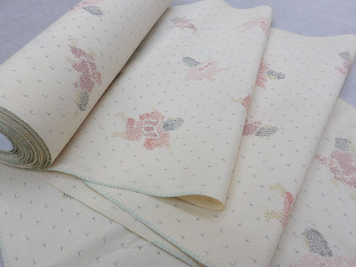 P 41170 塩沢お召 反物 t