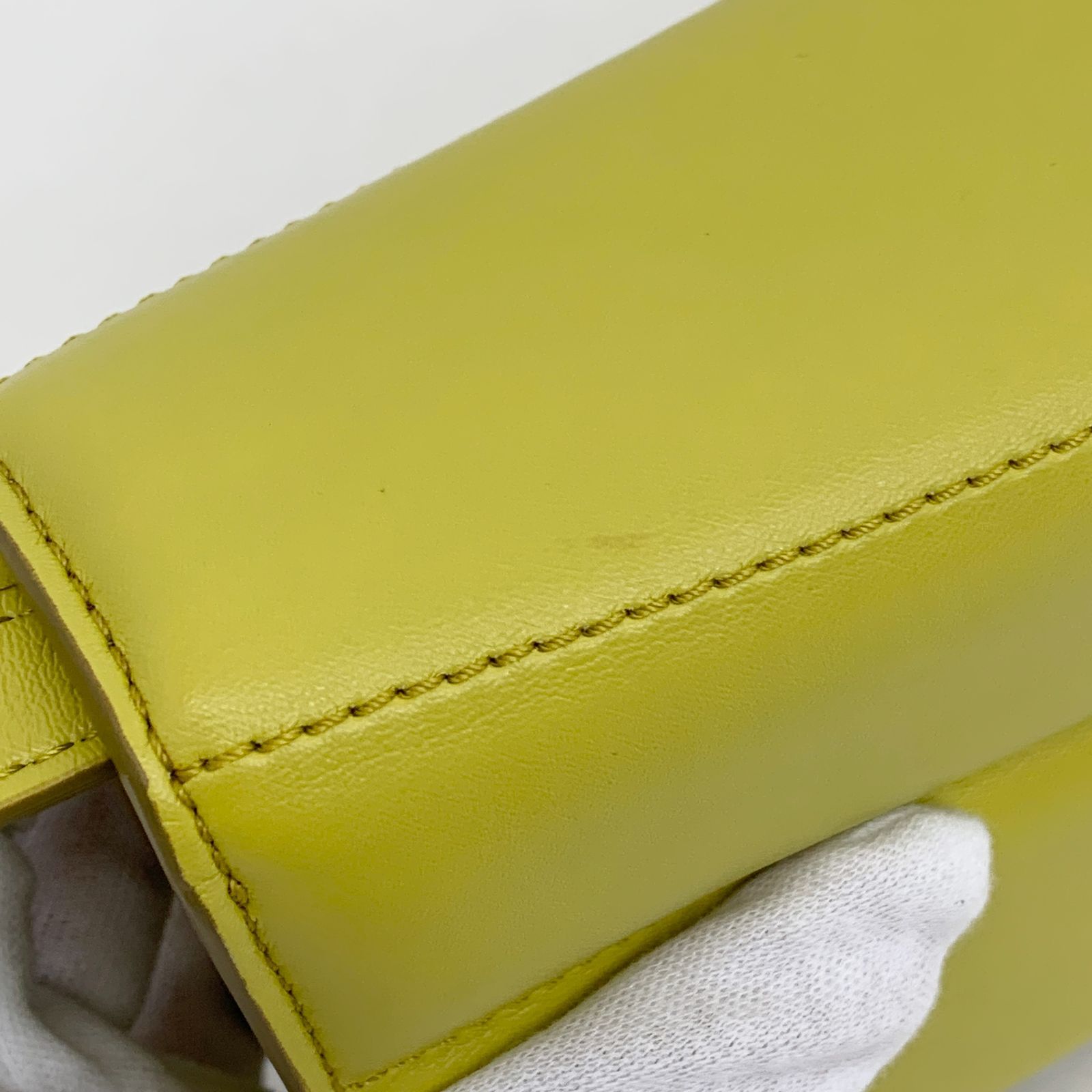 ステラマッカートニー STELLA McCARTNEY S-Wave レザー イエロー 黄色