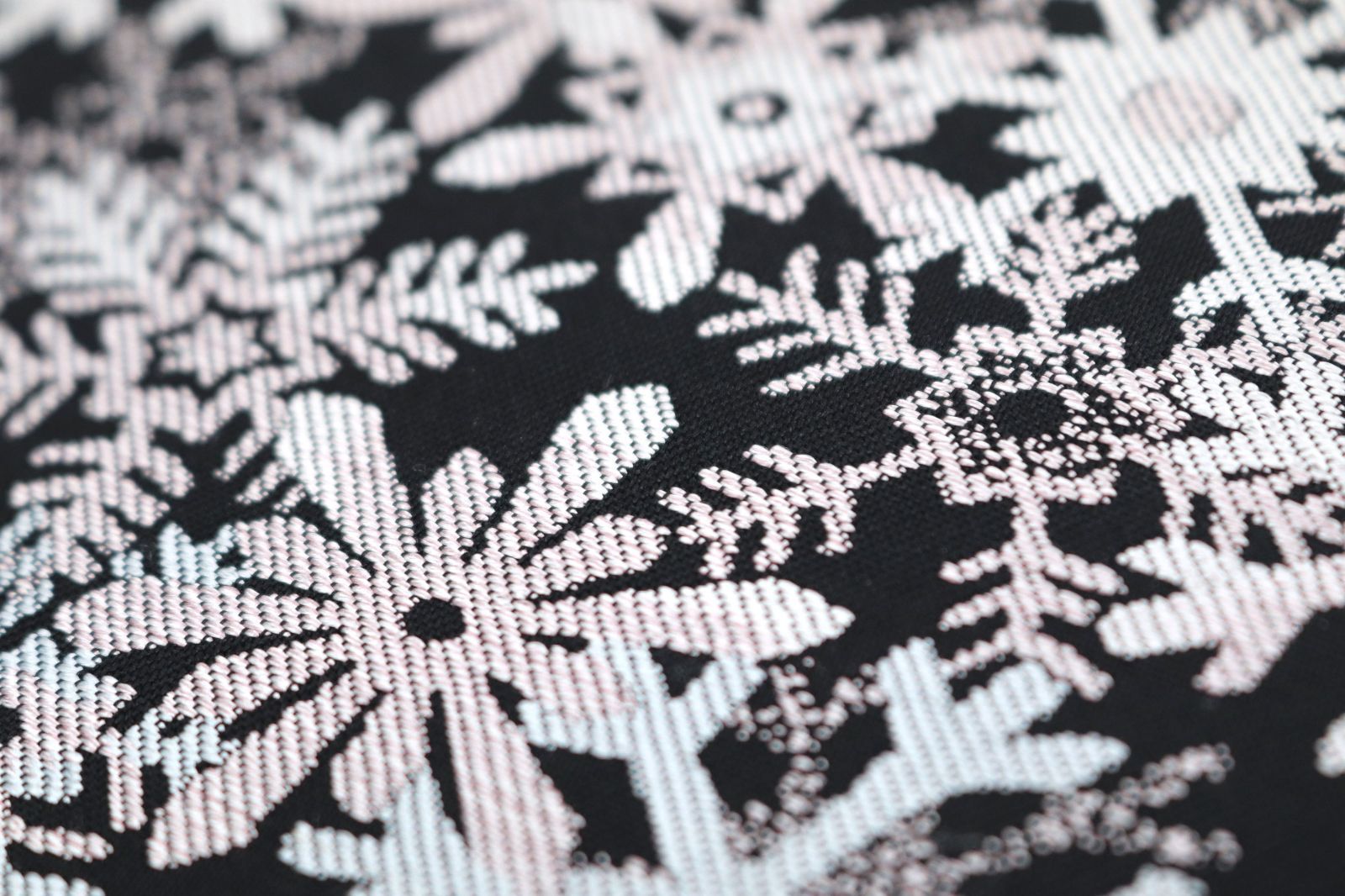 ona4636 お仕立て上がり 西陣織 九寸 名古屋帯 クリスマス 雪の結晶