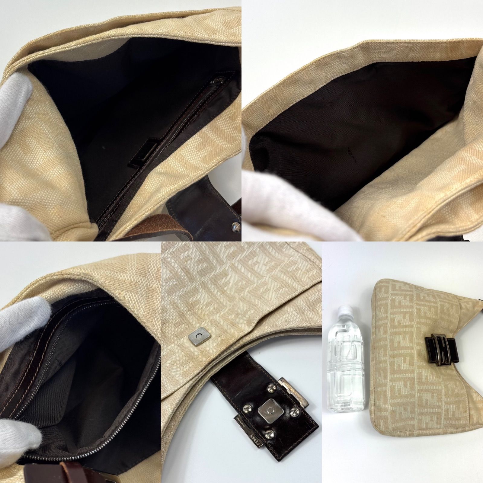 FENDI フェンディ マンマバケット ズッカ柄 ショルダーバッグ 肩掛け 