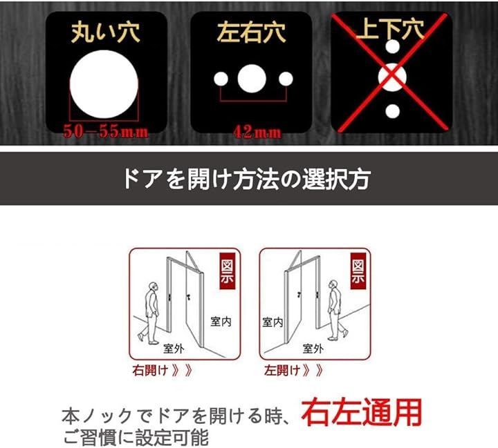 ラッチは60 mmあるいは70