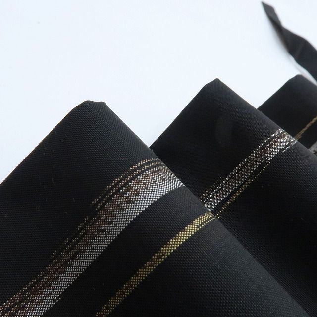 百華 Y 4155 正絹 大島紬 仕付け糸付 手縫い仕立て ロング丈 道中着