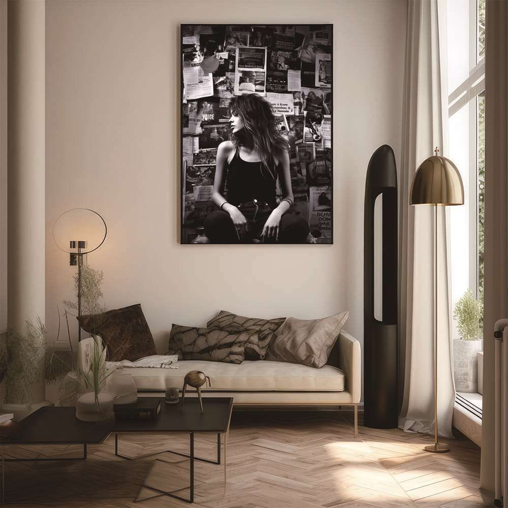 B4サイズ（約25x36cm）】【lh-poster-2053】【フレーム付き】ガールズ