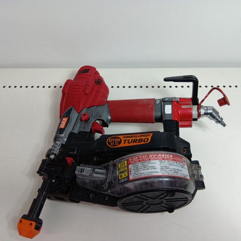 MAX マックス ねじ打ち機 HV-R 41 G 4 レッド 程度C 本体のみ 高圧 キズ有