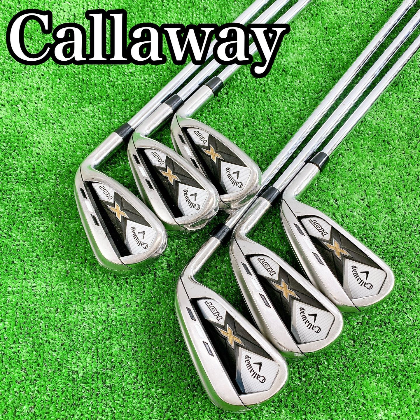 H-237 Callaway キャロウェイ X HOT アイアンセット 6本 初心者 上級者