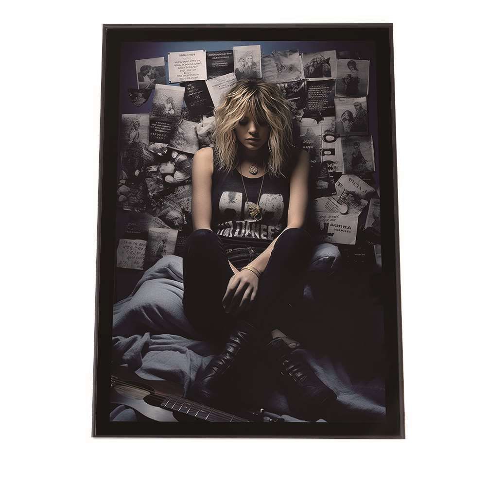 B4サイズ（約25x36cm）】【lh-poster-2062】【フレーム付き】ガールズ