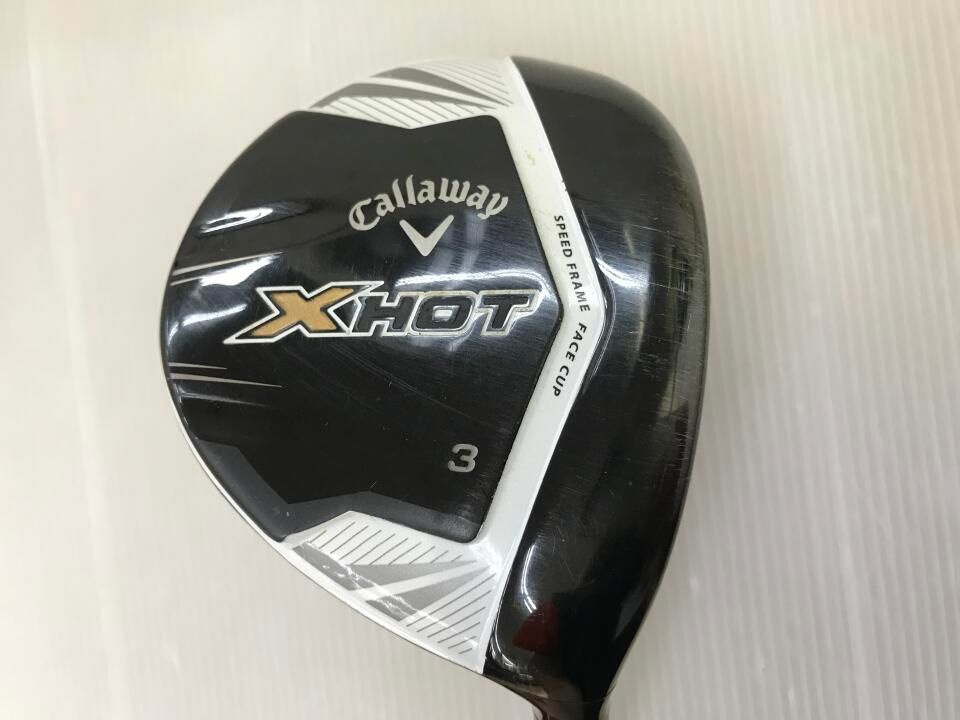 キャロウェイ　X HOT 2013　15度　X HOT シリーズ　Sフレックス　フェアウェイウッド　中古【最短即日発送】