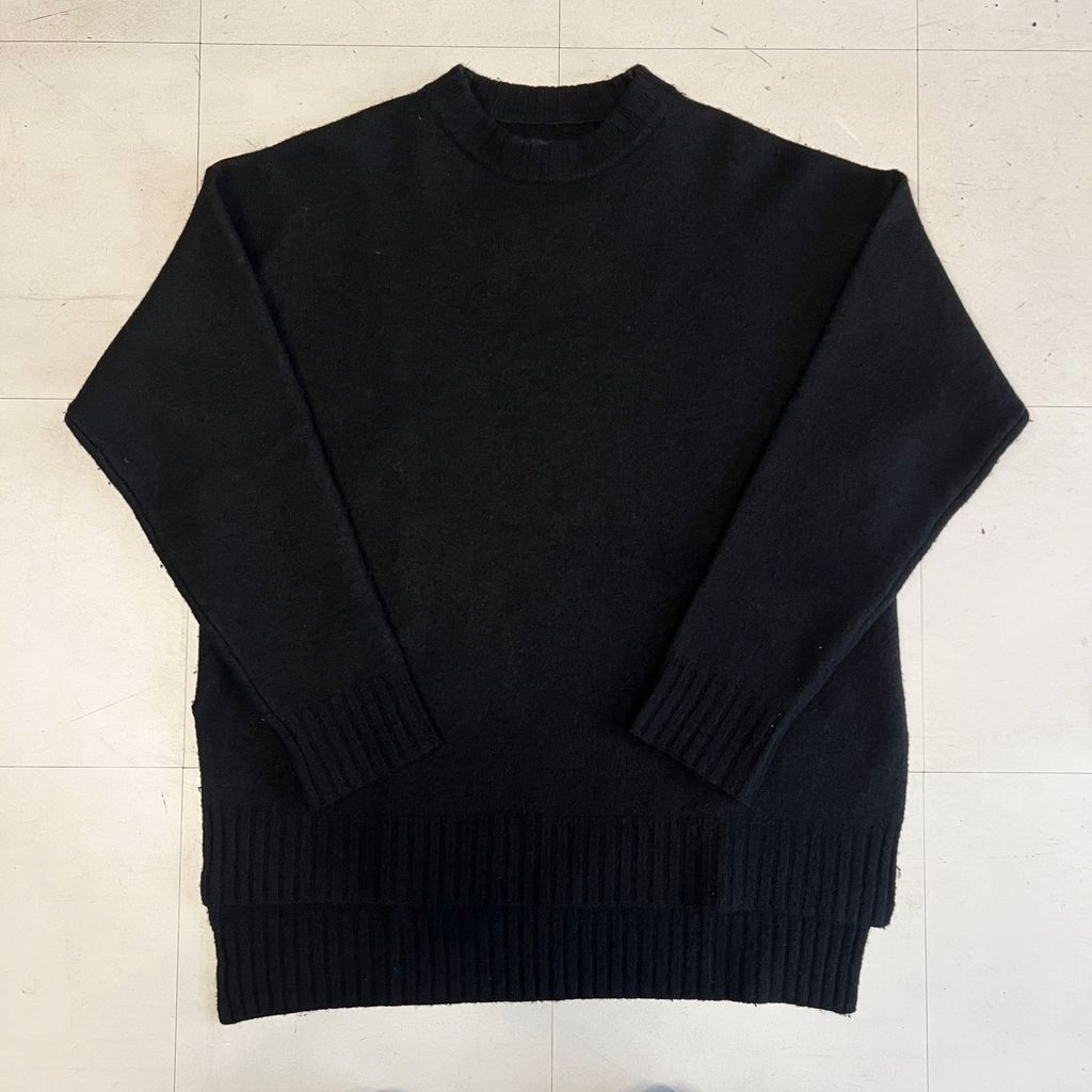 20AW JIL SANDER ジルサンダープラス ニット セーター M JIL SANDER ジルサンダー 20AW Side Slit Wool Crewneck Sweater