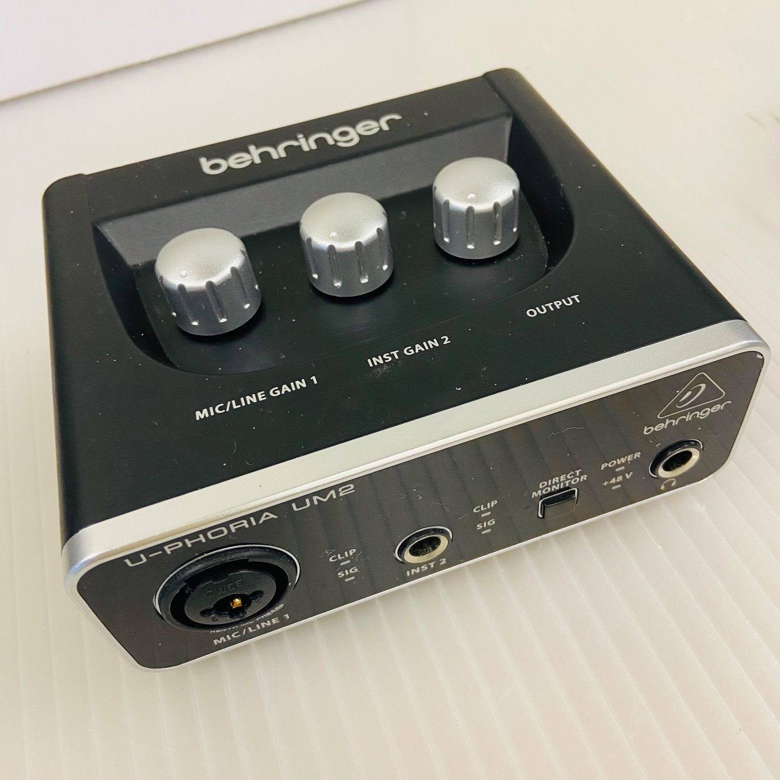 12h15. BEHRINGER UM2 ブラック コンデンサーマイク C-1 BEHRINGER C-1｜ミュージックランドKEY