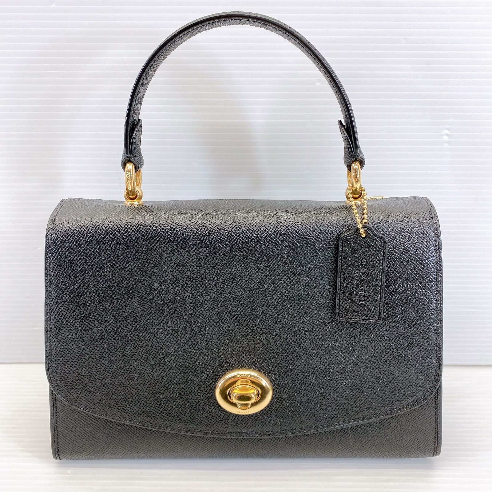 □ COACH コーチ レザー 2Way ハンドバッグ ショルダーバッグ F76618 