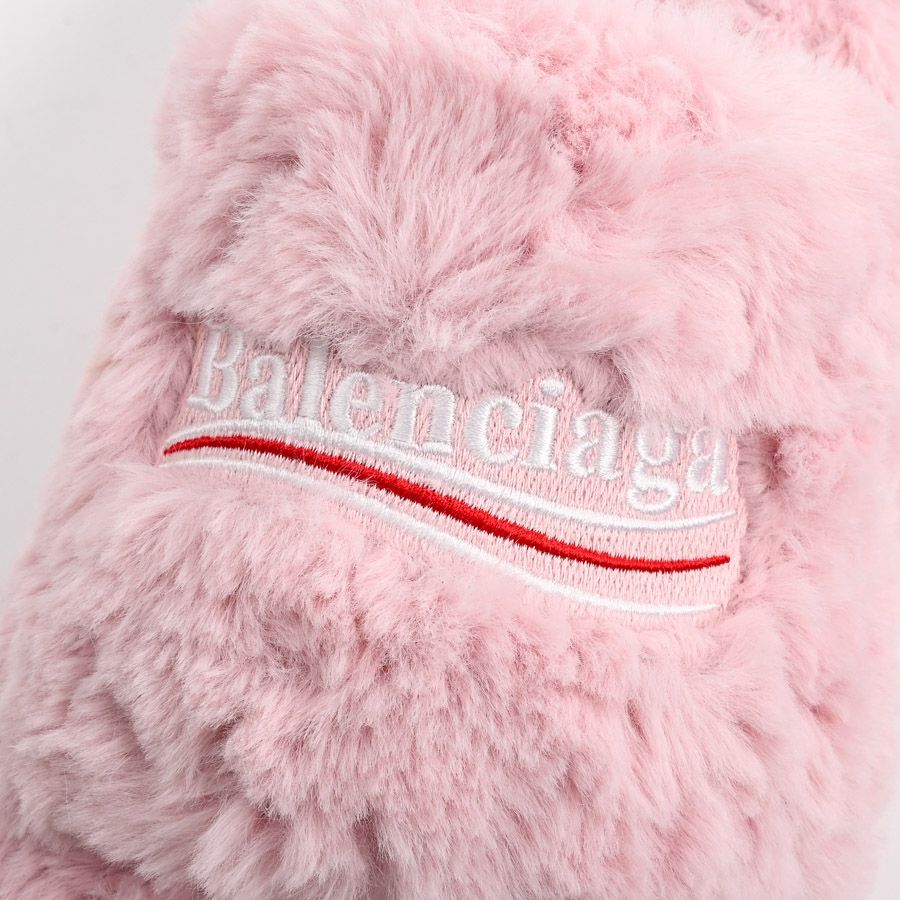 バレンシアガ 靴 LOGO FURRY 762826