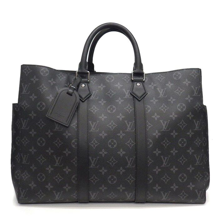 ルイ ヴィトン LOUIS VUITTON トートバッグ|ビジネスバッグ サックプラ 24 H M 46451 モノグラム エクリプス レザー シルバー金具