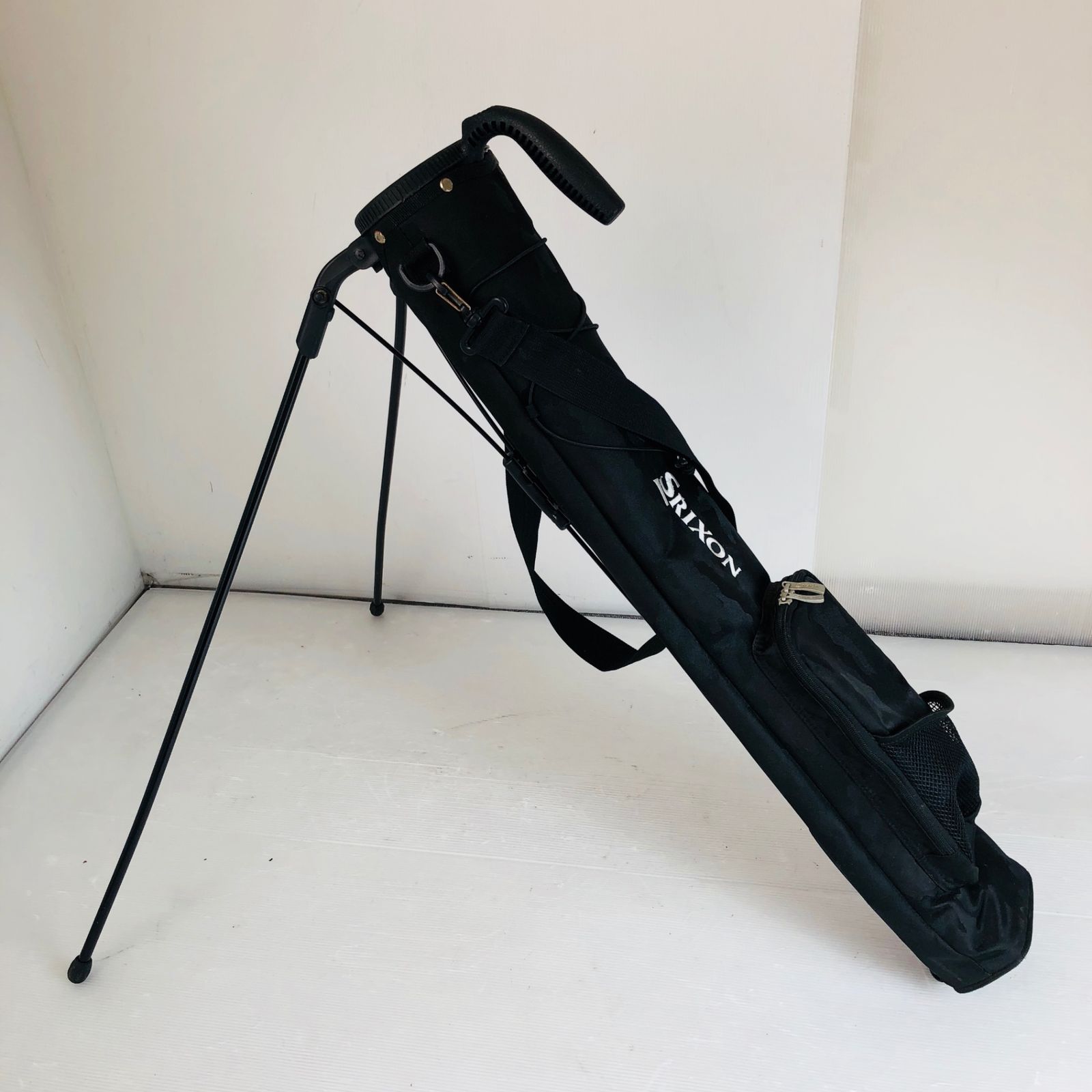 Srixon スタンド式ゴルフバッグ ブラック SRIXON スリクソン ブラック セルフスタンド クラブケース キャディ