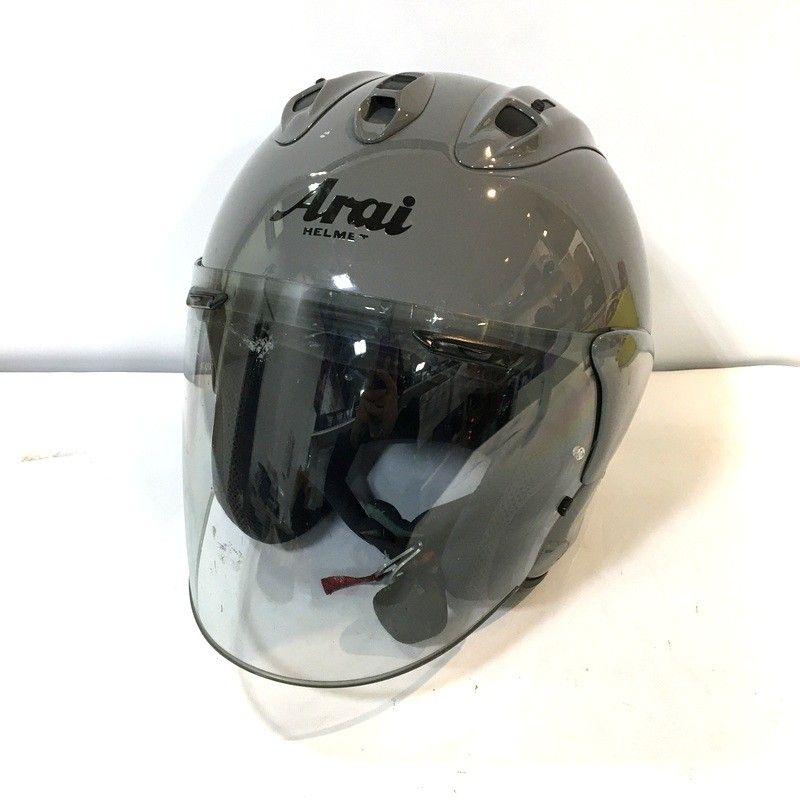 Arai アライ VZ RAM ジェットヘルメット 除菌消臭済 Mサイズ モタングレー オートバイ ツーリング ライディング バイカー バイク用品 TA 3764