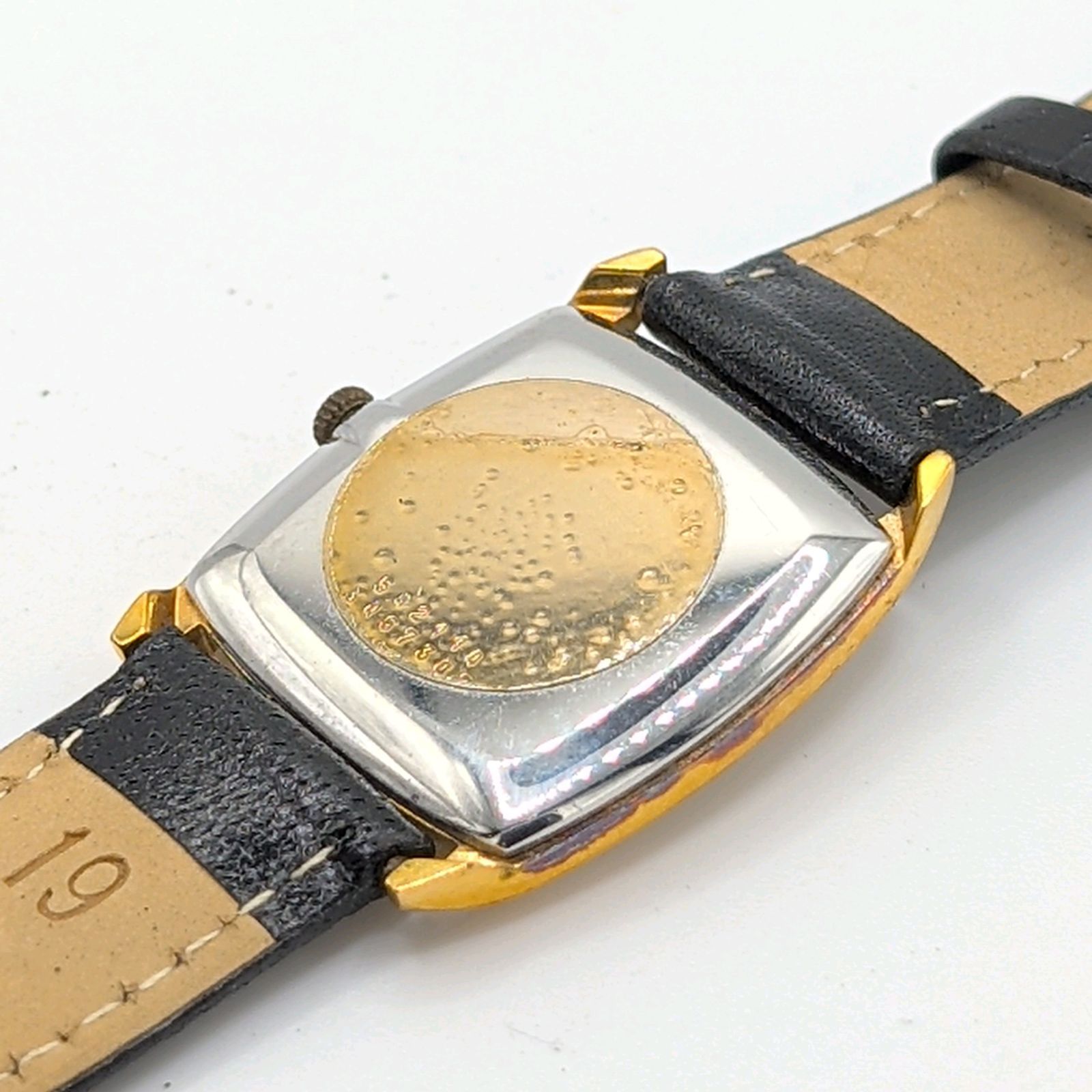 UNIVERSAL GENEVE 542114 Watch Ladies Gold Dial Square Y2K 00S 