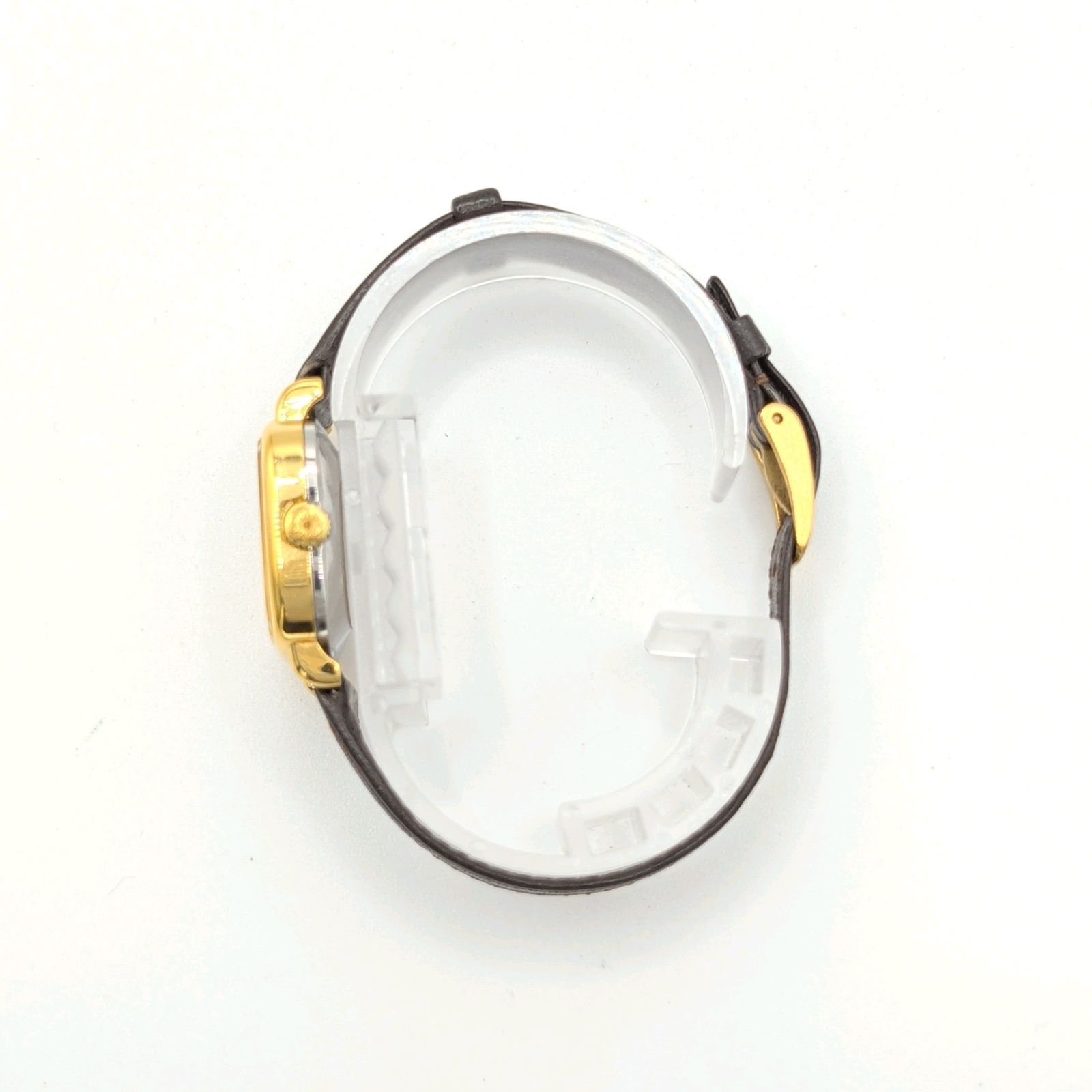 LONGINES Watch Hand-Winding Ladies Gold Dial Square Y2K 00S