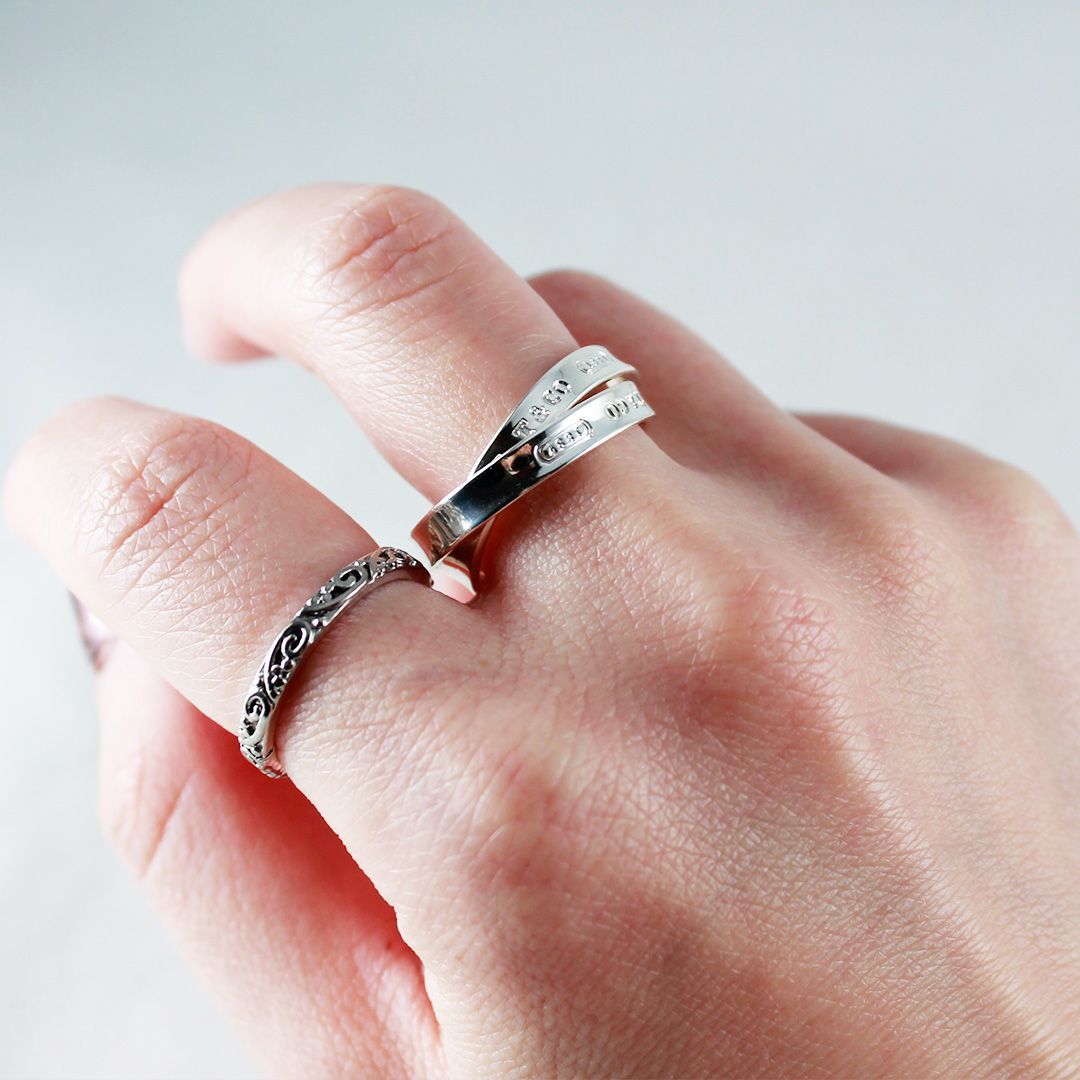  SA 140 TIFFANY Co 1837 インターロッキングサークル リング SV 925 5 4 g シルバー 指輪 ティファニー レディース メンズ ユニセックス 銀座サコム堂 期間 販売 リング 指輪 アクセサリー