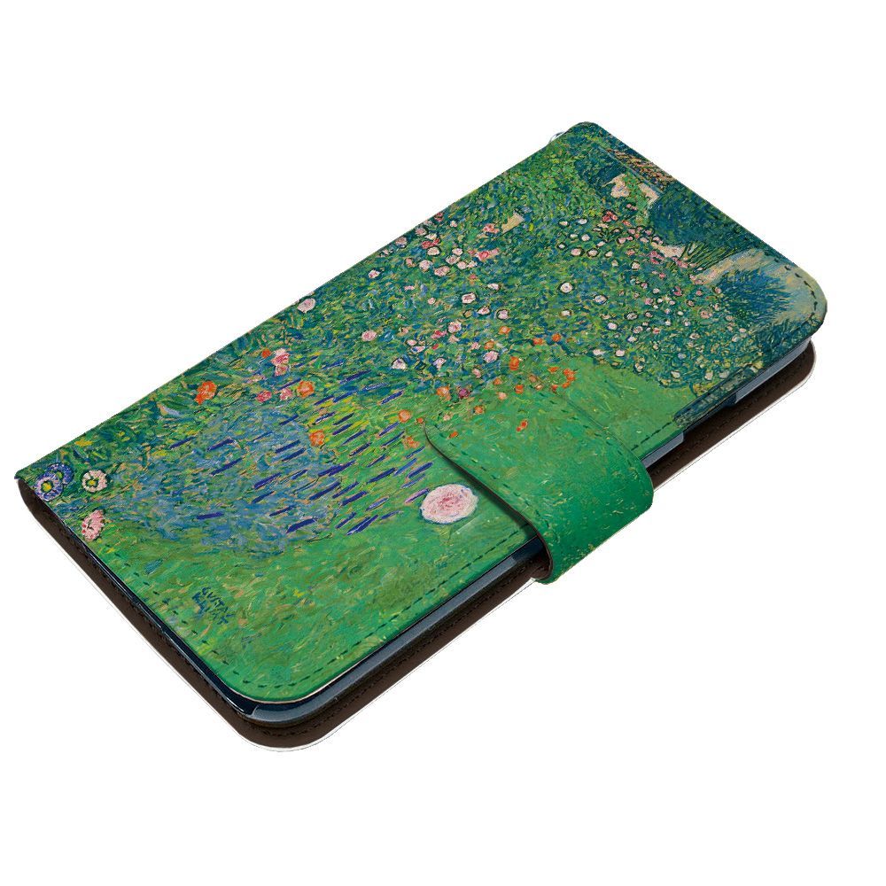 グスタフ・クリムト Galaxy S26 Ultra SM-S948Z ケース 手帳型 スマホケース [デザイン:6.イタリアの園芸風景/マグネットハンドあり] 風景画 絵画 名画 グッズ