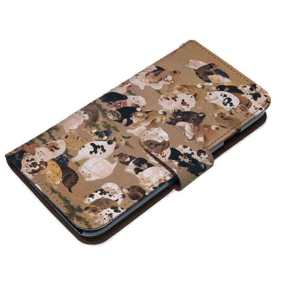 伊藤若冲 AQUOS wish5 SH-52F ケース 手帳型 スマホケース [デザイン:3