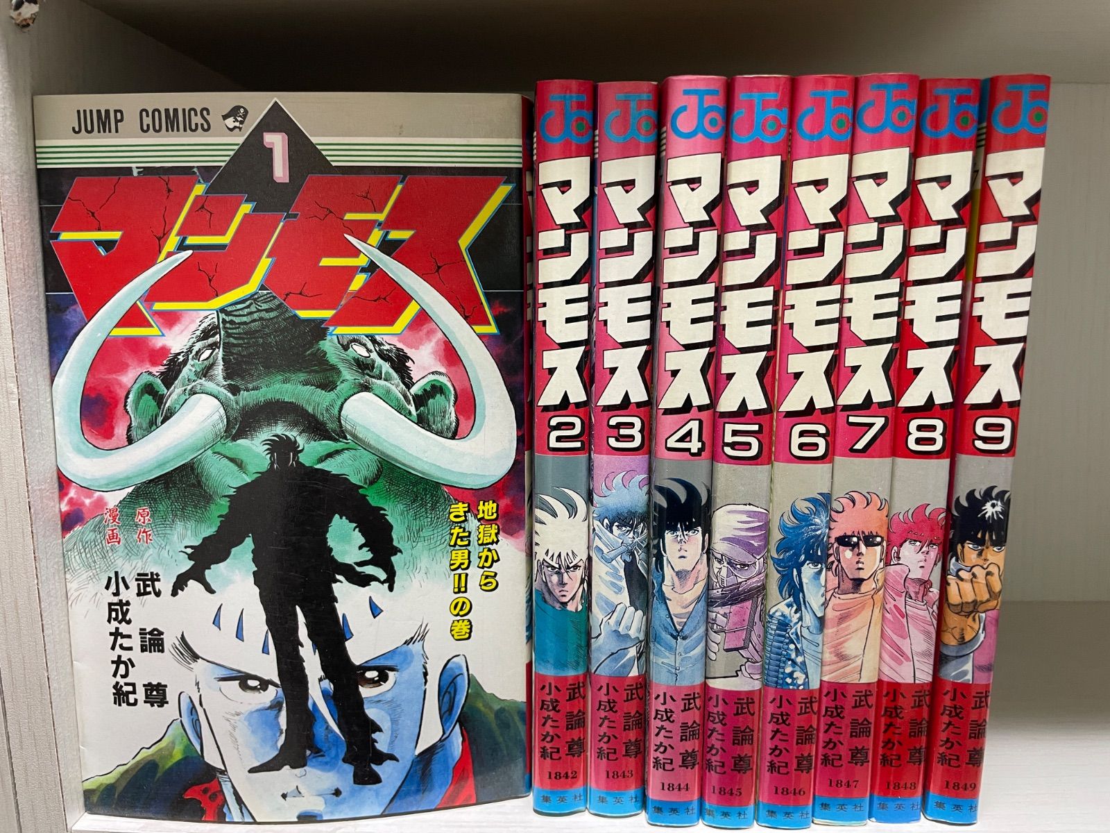 川/z【コミックセット】【9巻セット】マンモス 小成 たか紀 武論尊