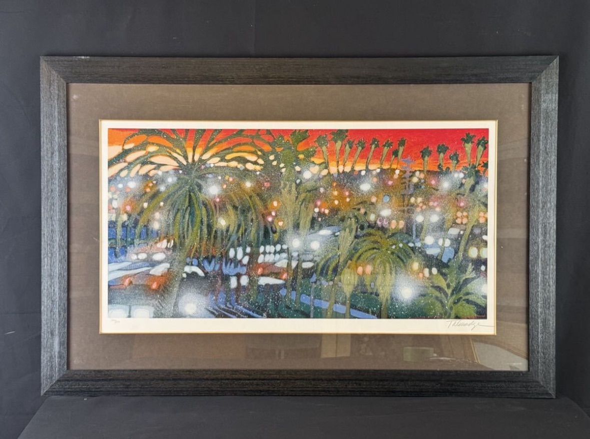 ジェームス・タルマージ「サンタモニカサンセット」 シルクスクリーン