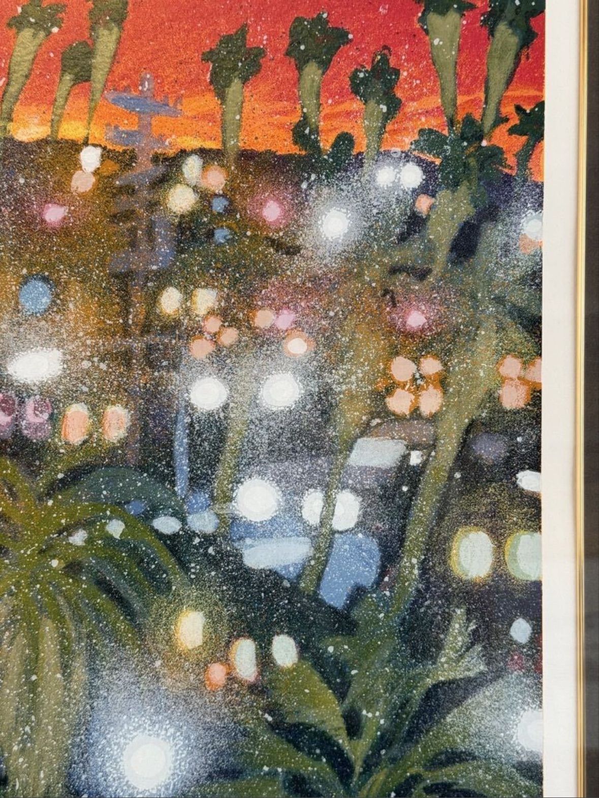 ジェームス・タルマージ「サンタモニカサンセット」 シルクスクリーン