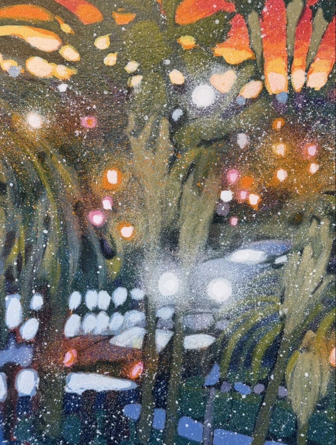 ジェームス・タルマージ「サンタモニカサンセット」 シルクスクリーン