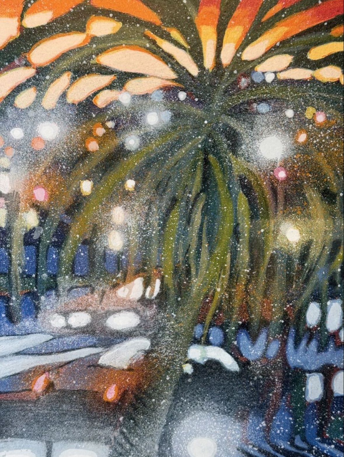 ジェームス・タルマージ「サンタモニカサンセット」 シルクスクリーン