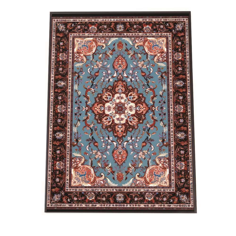 【B2サイズ（約51x73cm）】【lh-poster-2111】【フレーム付き】ペルシャ柄 Persia カーペット柄 絨毯 総柄 インテリア 渋い パターン 模様 ペイズリー モダン