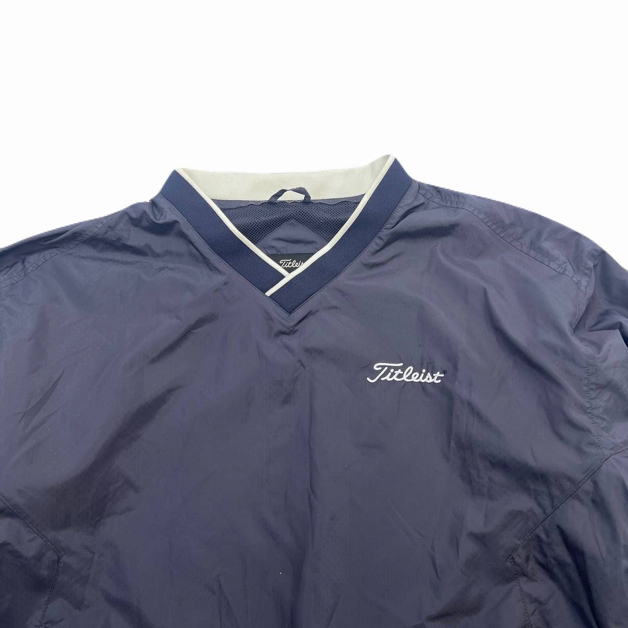 タイトリスト プルオーバー メンズ L チャコールブラック ナイロン